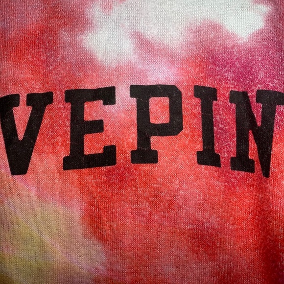 VS PINK Tie Dye “So Soft” Knit Top (L) - Picture 7 of 7